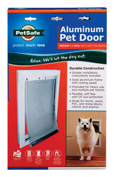 Petsafe 15.625 in. H X 10.75 in. W Aluminum Pet Door