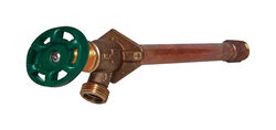 Prier 1/2 MPT T X 1/2 S Anti-Siphon Brass Freezeless Wall Hydrant