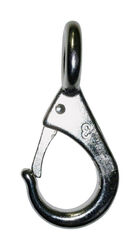 Baron 3/8 in. D X 2-1/8 in. L Polished Steel Snap Hook 350 lb