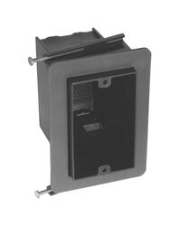 Cantex 4 in. Rectangle PVC 1 gang Junction Box Gray
