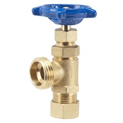 B&K ProLine 1/2 S FIP Brass Boiler Drain Valve