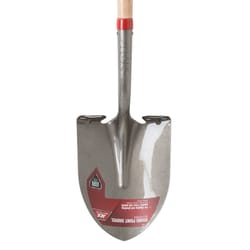 Ace Steel blade Wood Handle 9 in. W X 41.5 in. L Digging Round Point Shovel