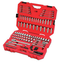 Craftsman 1/4, 3/8 and 1/2 in. drive S Metric and SAE 6 and 12 Point Mechanic's Tool Set 135 pc