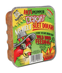 C&S Products Hot Pepper Delight Assorted Species Beef Suet Wild Bird Food 11.75 oz