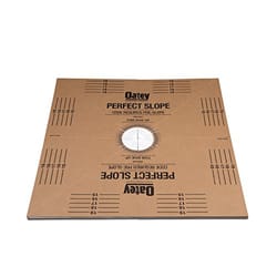 Oatey Shower Perfect Slope 40 W X 40 L Brown Shower Base