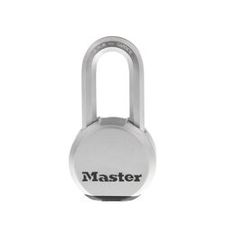 Master Lock 2-1/4 in. H X 1-1/4 in. W X 2-1/2 in. L Steel Dual Ball Bearing Locking Padlock 1