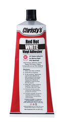 Christys Red Hot White Adhesive and Sealant For PVC/Vinyl 8 oz