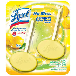 Lysol Lemon Scent Automatic Toilet Bowl Cleaner 2.82 oz Tablet