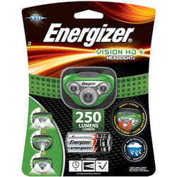 Energizer Vision HD 250 lm Green LED Headlight AAA Battery