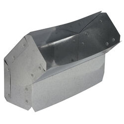 Imperial Manufacturing 3-1/4 in. D X 3-1/4 in. D 45 deg Galvanized Steel Wall Stack Elbow