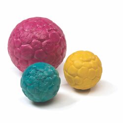 West Paw Zogoflex Air Yellow Boz Synthetic Rubber Ball Dog Toy Large