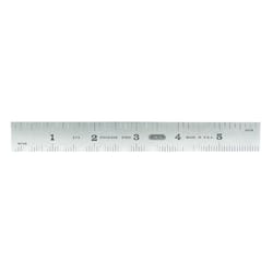 General Tools 6 in. L X 3/4 in. W Stainless Steel Precision Rule Metric