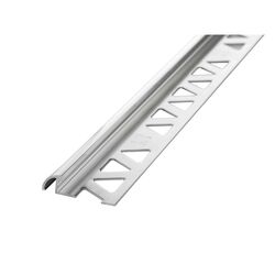 M-D Building Products 5/16 in. H X 96 in. L Prefinished Clear Aluminum Bullnose