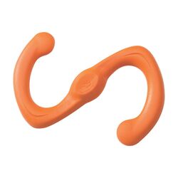 West Paw Zogoflex Orange Bumi Synthetic Rubber Dog Tug Toy Large in.