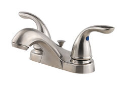 Pfister Classic Brushed Nickel Two Handle Lavatory Faucet 4 in.