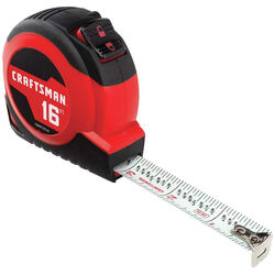 Craftsman 30 ft. L X 1 in. W Touch Lock Tape Measure 1 pk