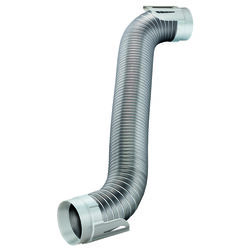 Ace 96 in. L X 4 in. D Silver/White Aluminum Dryer Transition Duct