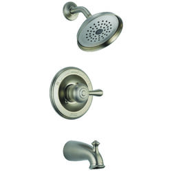 Delta Monitor Leland 1-Handle Stainless Steel Tub and Shower Faucet
