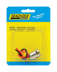 Seachoice Bayonet Light Socket Chrome Plated Brass
