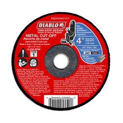 Diablo 4 in. D X 5/8 in. S Aluminum Oxide Metal Cut-Off Wheel 1 pk