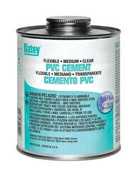 Oatey Flexible PVC Clear Cement For Flexible PVC 4 oz