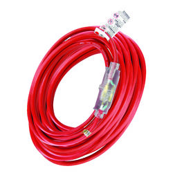 Ace Outdoor 100 ft. L Red Extension Cord 12/3 SJTOW