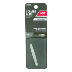 Ace 2 in. W Tungsten Carbide Double Edge Scraper Blade