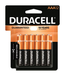 Duracell Coppertop AAA Alkaline Batteries 12 pk Carded
