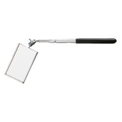 General Tools 16 in. H Polished Chrome Silver Metal Inspection Mirror