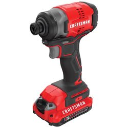 Craftsman V20 20 V 1/4 in. Cordless Brushless Impact Driver Kit (Battery & Charger)