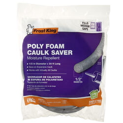 Frost King Gray Poly Form Caulk Saver For Windows 20 ft. L X 0.5 in. T