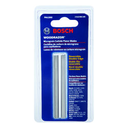 Bosch 3-1/4 in. L X 0.125 in. W Tungsten Carbide Planer Blade Double-Edged 2 pk