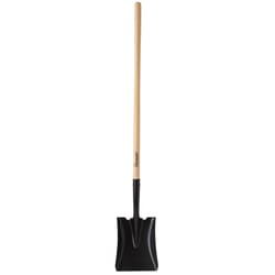 Home Plus Steel blade Wood Handle 8 in. W X 56 in. L Transfer Square Point Shovel