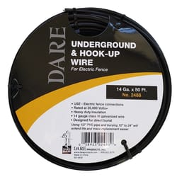 Dare Products Electric Fence Underground And Hook-Up Wire Black