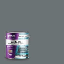 BEYOND PAINT Matte Pewter Water-Based All-In-One Paint Exterior and Interior 46 g/L 1 gal