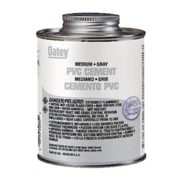 Oatey Gray Cement For PVC 32 oz