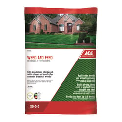 Ace 29-0-3 Weed & Feed Lawn Fertilizer For All Grasses 5000 sq ft 14.6 cu in