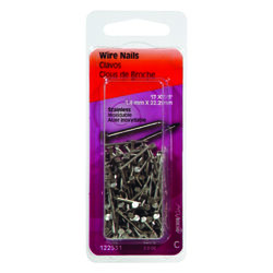 Hillman 17 Ga. G X 7/8 in. L Stainless Steel Wire Nails 1 pk 2 oz