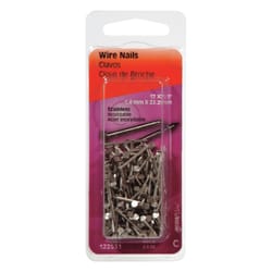 Hillman 17 Ga. G X 7/8 in. L Stainless Steel Wire Nails 1 pk 2 oz