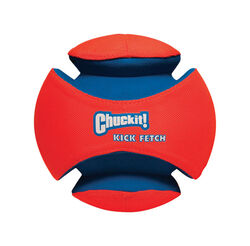 Chuckit! Multicolored Kick Fetch Rubber Ball Dog Toy Large 1