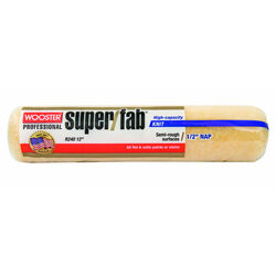 Wooster Super/Fab Knit 12 in. W X 1/2 in. S Regular Paint Roller Cover 1 pk