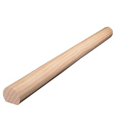 Alexandria Moulding 1-11/16 in. H X 12 ft. L Brown Wood Handrail