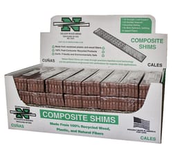 Nelson Compsoite Shim 1.5 in. W X 8 in. L Composite Shim 12 pk