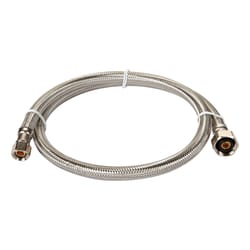 Ace 3/8 in. Compression T X 1/2 in. D FIP 36 in. Stainless Steel Supply Line
