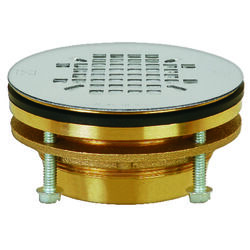 Sioux Chief JackRabbit 2 in. D Brass Shower Drain