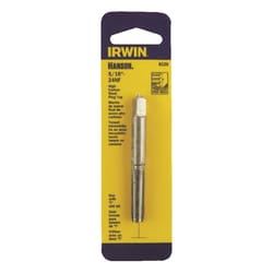 Irwin Hanson High Carbon Steel SAE Fraction Tap 5/16 in.-24NF 1 pc
