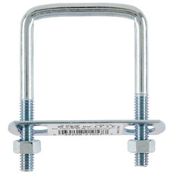 Hampton 5/16 in. S X 2 in. W X 3 in. L Coarse Zinc-Plated Steel Square Bend U Bolt