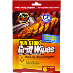 Grate Chef Disposable Grill Wipes For 0.25 in. L X 5.5 in. W