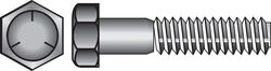 Hillman 1/2 in. D X 5 in. L Heat Treated Zinc Steel Hex Head Cap Screw 25 pk