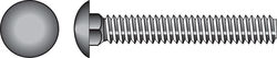 Hillman 5/16 in. P X 2-1/2 in. L Stainless Steel Carriage Bolt 25 pk